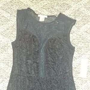 Black Little Dress with Mesh